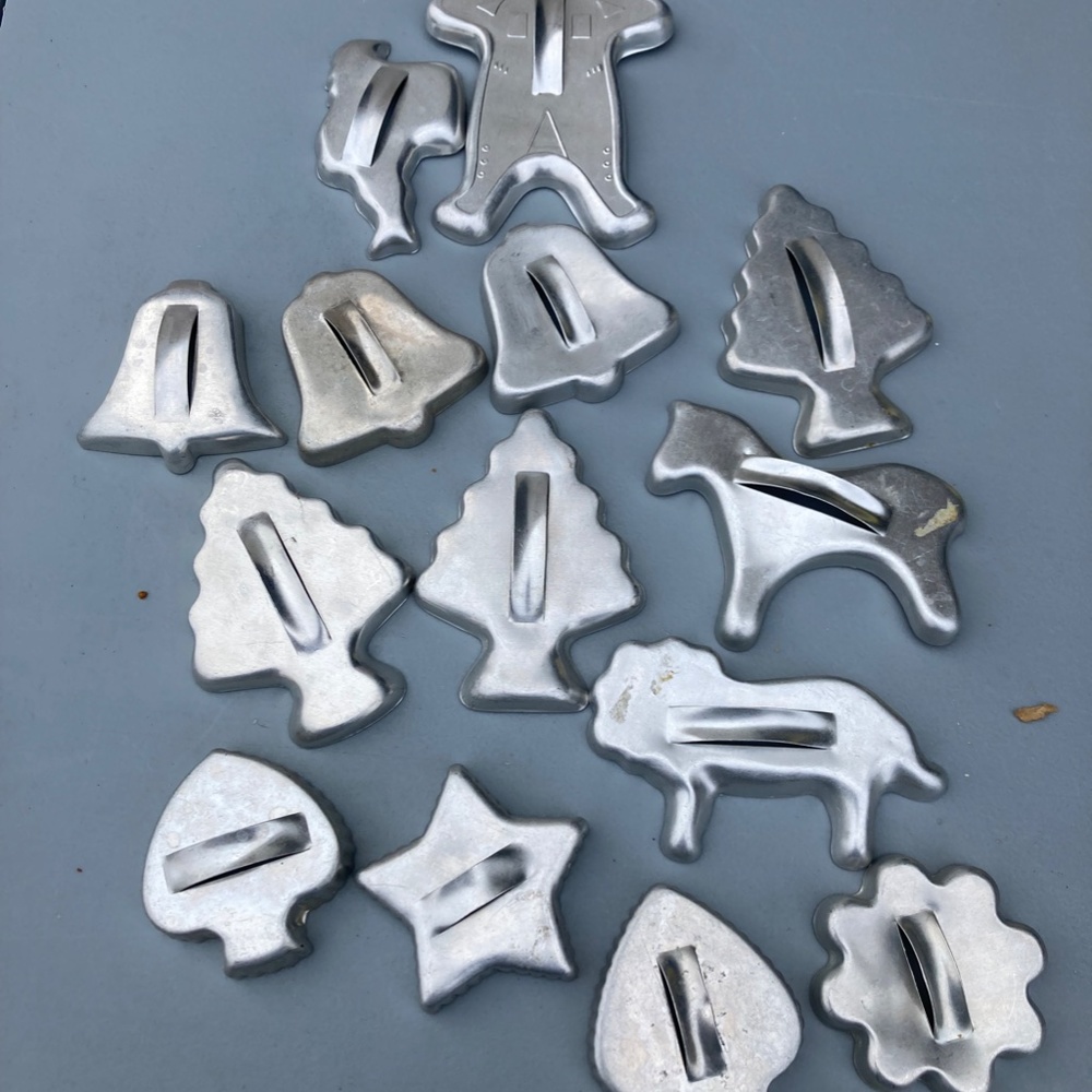 Aluminum Holiday Cookie Cutters
